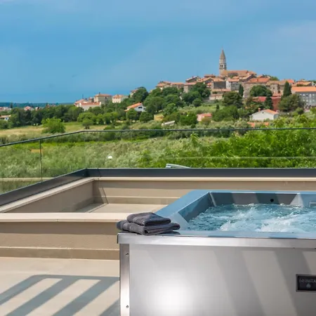 Visignano With Sea & Old Town Views By Adriaticluxuryvillas Villa