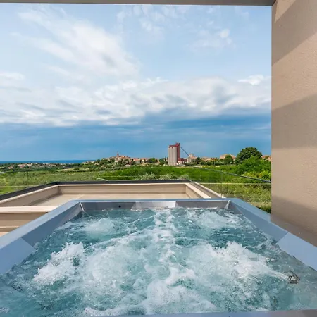 Visignano With Sea & Old Town Views By Adriaticluxuryvillas *