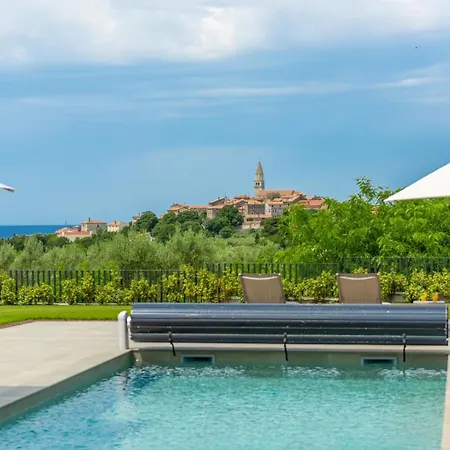 Visignano With Sea & Old Town Views By Adriaticluxuryvillas Villa